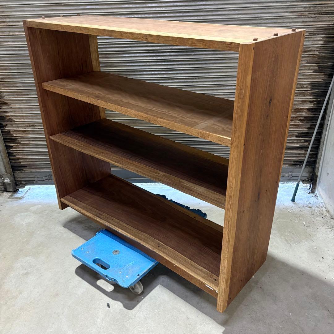 【福岡】ブビンガ Bubinga アフリカ産 本棚 アンティーク