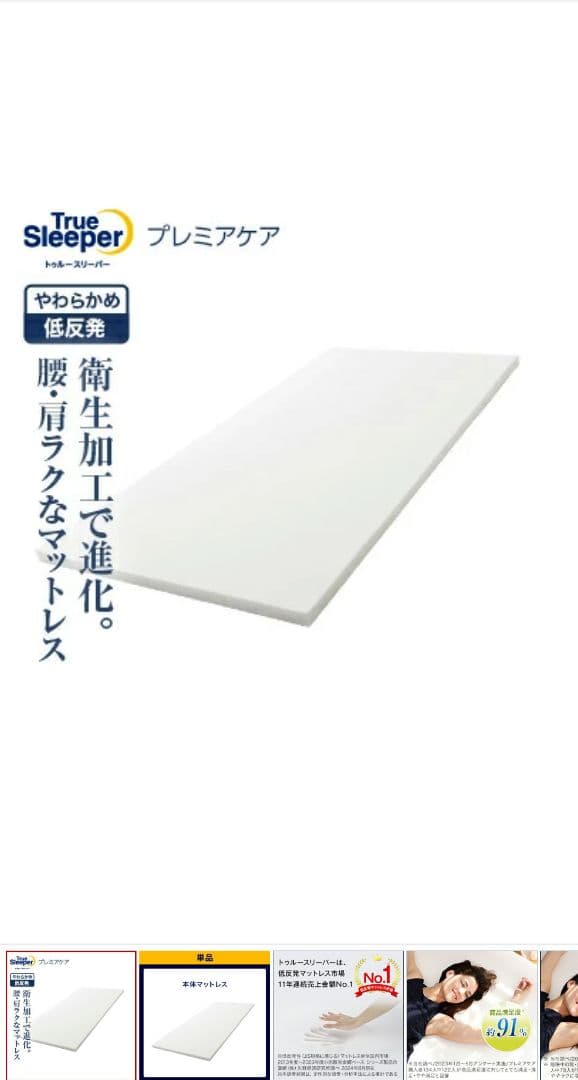 True Sleeper プレミアケア ダブル　トゥルースリーパー