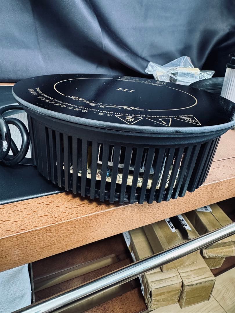 激レア！IHフラットバーナー IGT規格 ワンユニットサイズ ブラックキャンプ