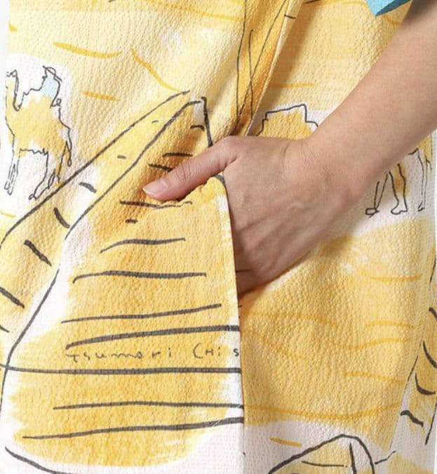 新品タグ付き ツモリチサト パジャマ ルームウェア 春夏 ラクダ リップル M