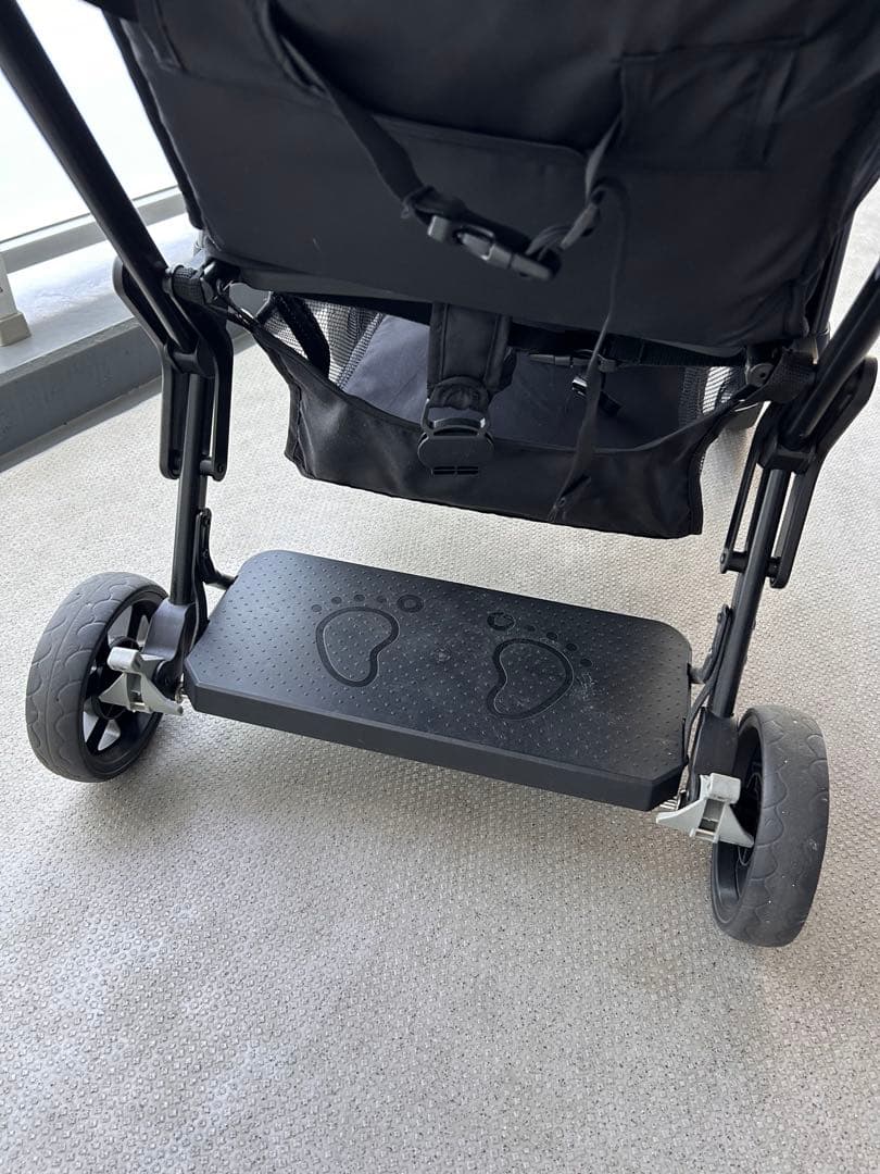 【❤︎】KATOJI ブラック 2人乗りベビーカー　二人でゴー