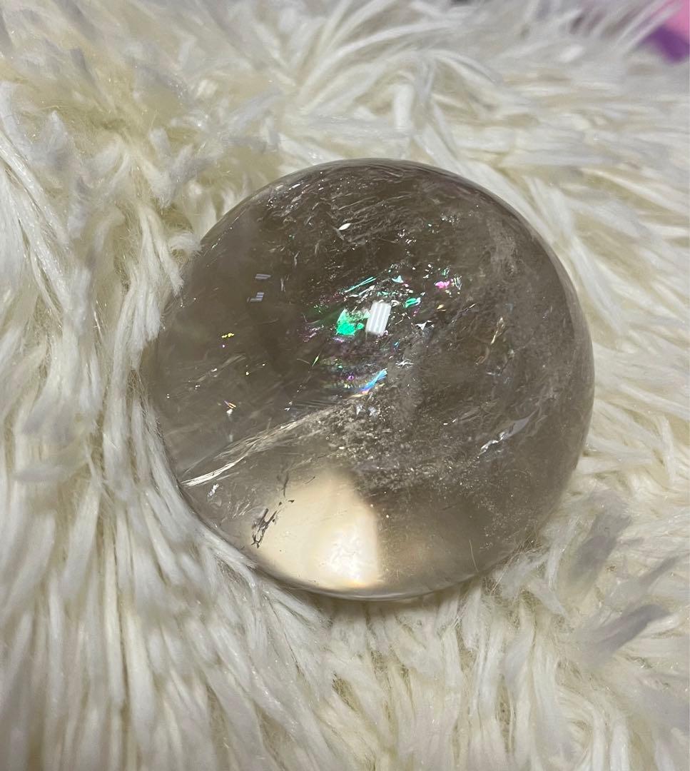 アイリス水晶スフィア　天然石