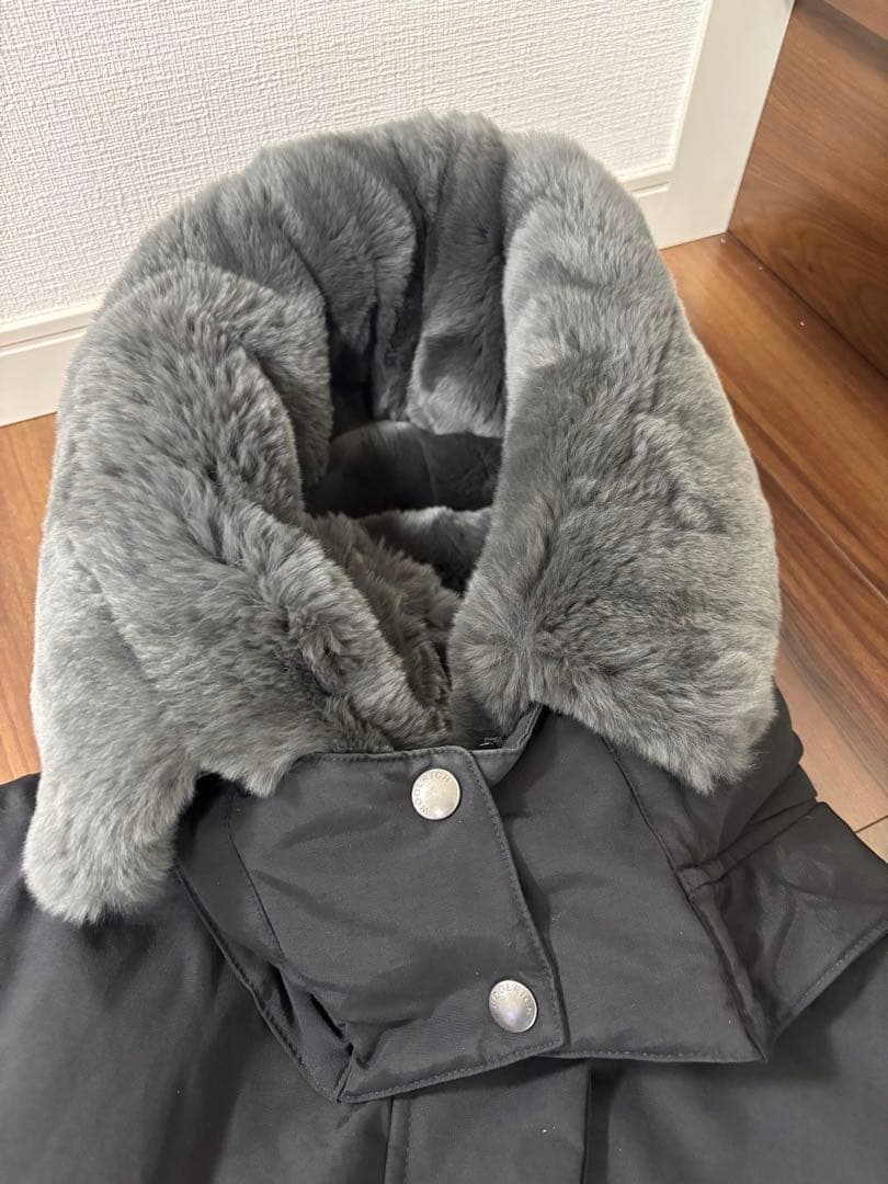 ウールリッチ　ブラックダウンジャケット ファー付きフード