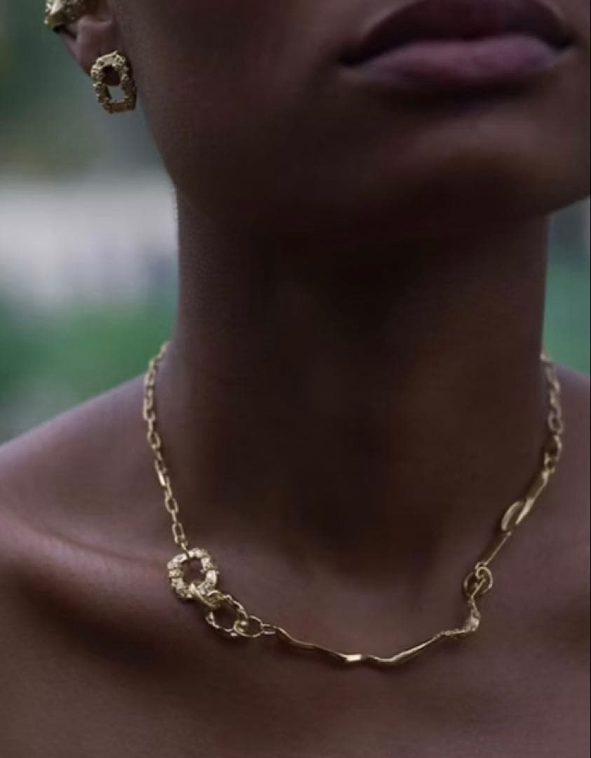 YOSTER Eclectic Nest Small Necklace ゴールド