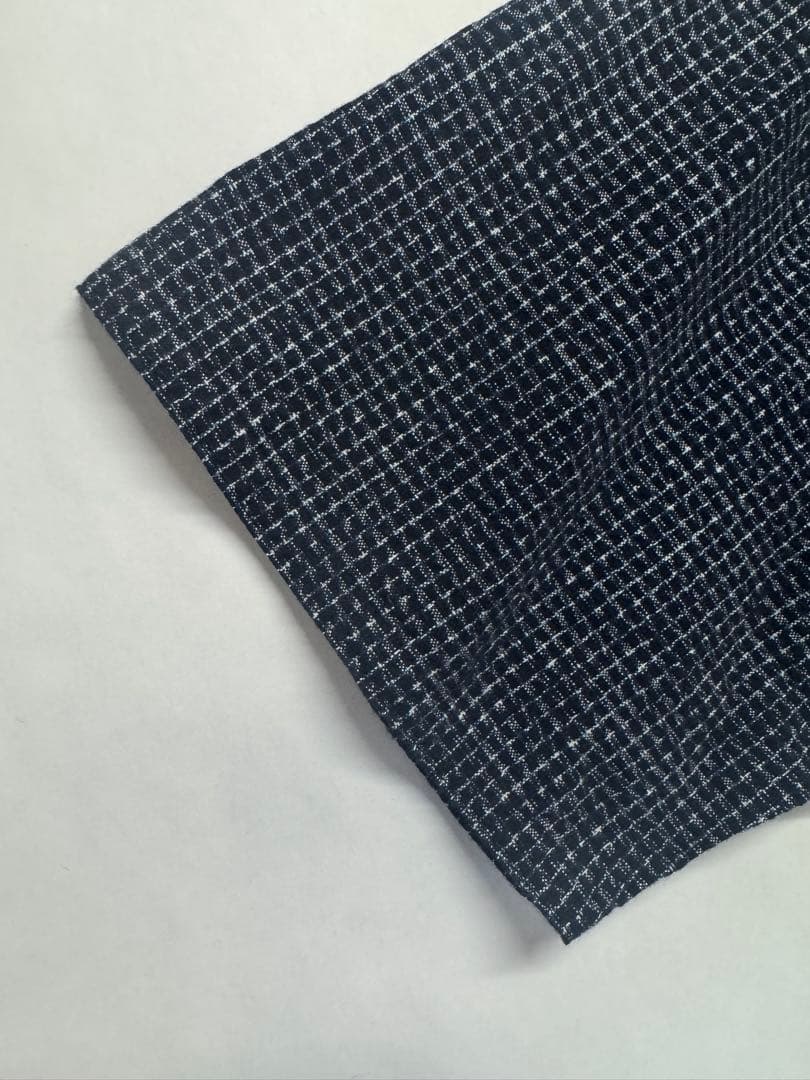 福岡久留米絣工房 藍木野 ピンタックプルオーバー ワンピース チュニック