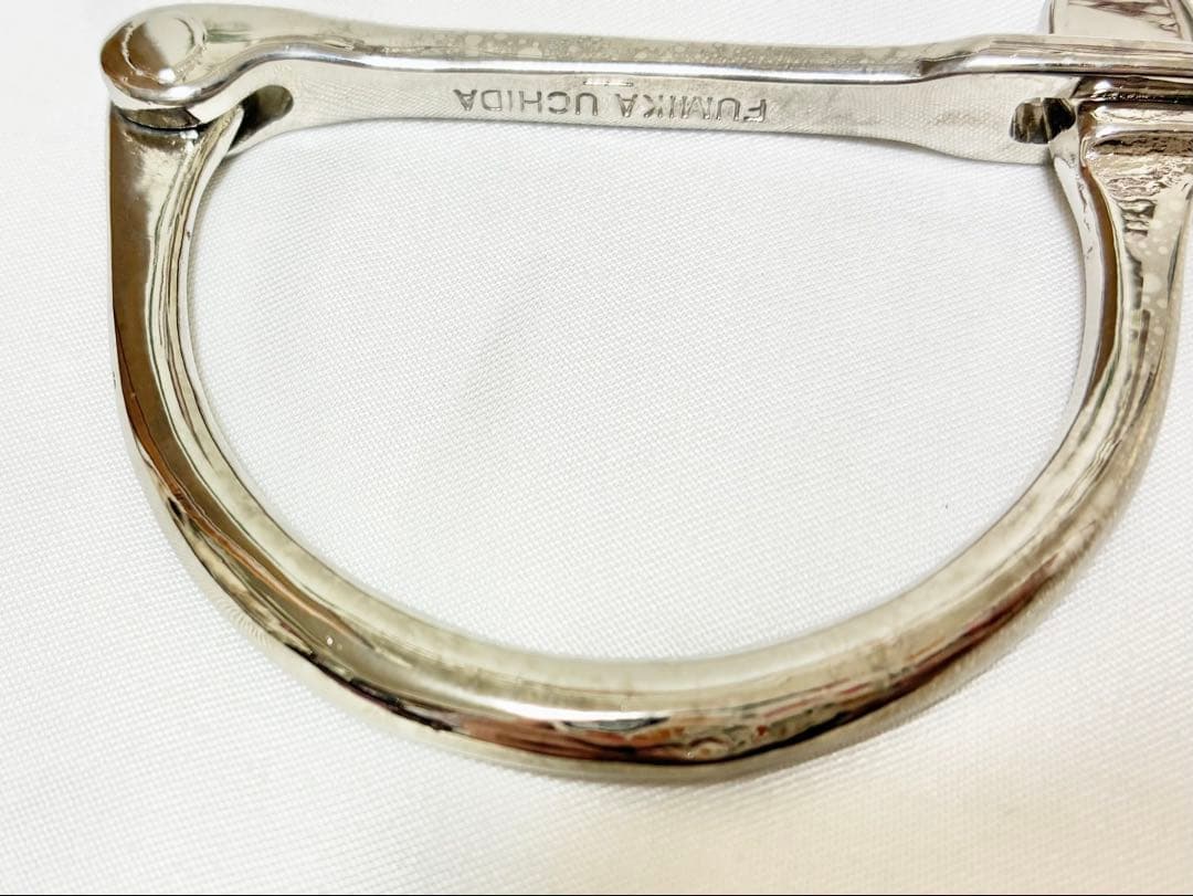 フミカウチダ FUMIKA_UCHIDA D snap バングル シルバー