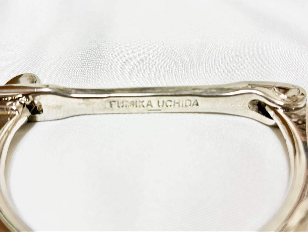 フミカウチダ FUMIKA_UCHIDA D snap バングル シルバー