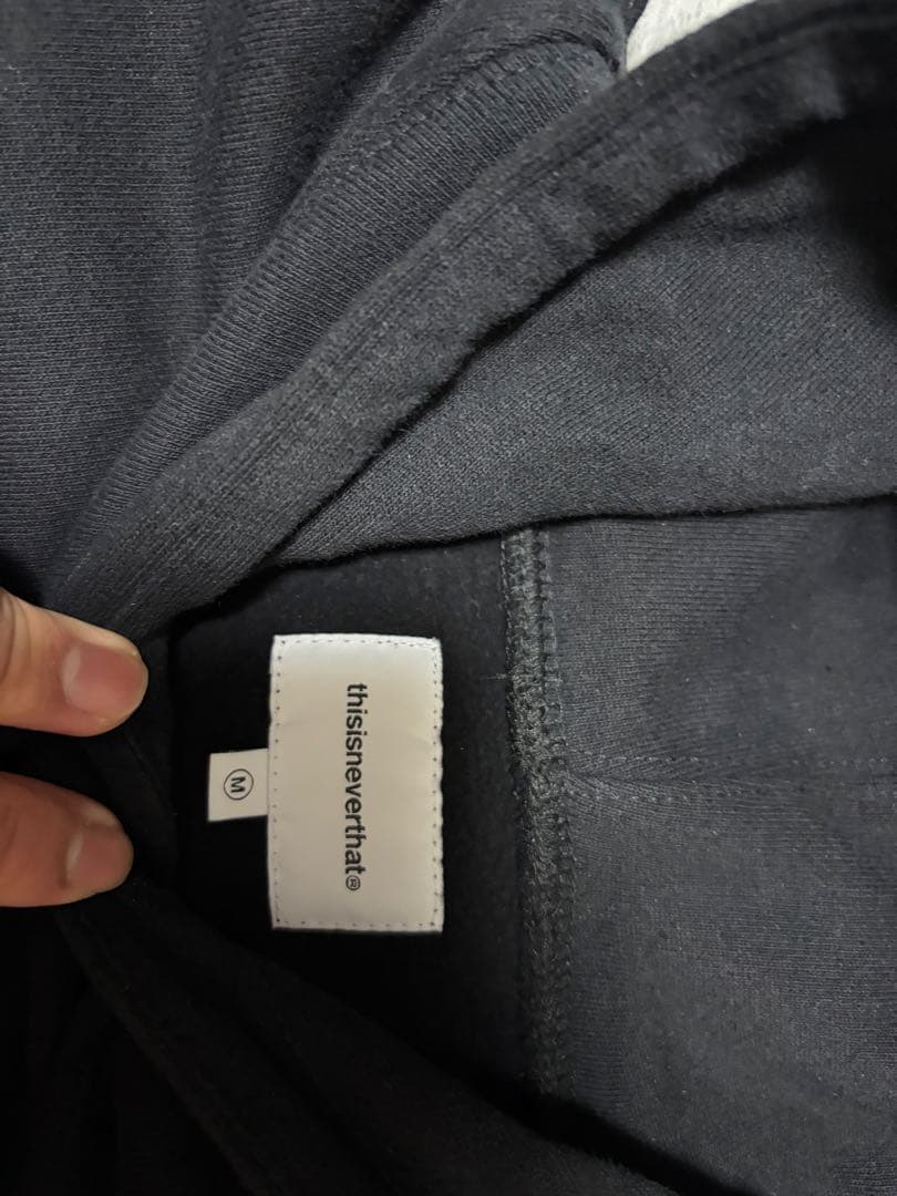 thisisneverthat ブラック フーディ M