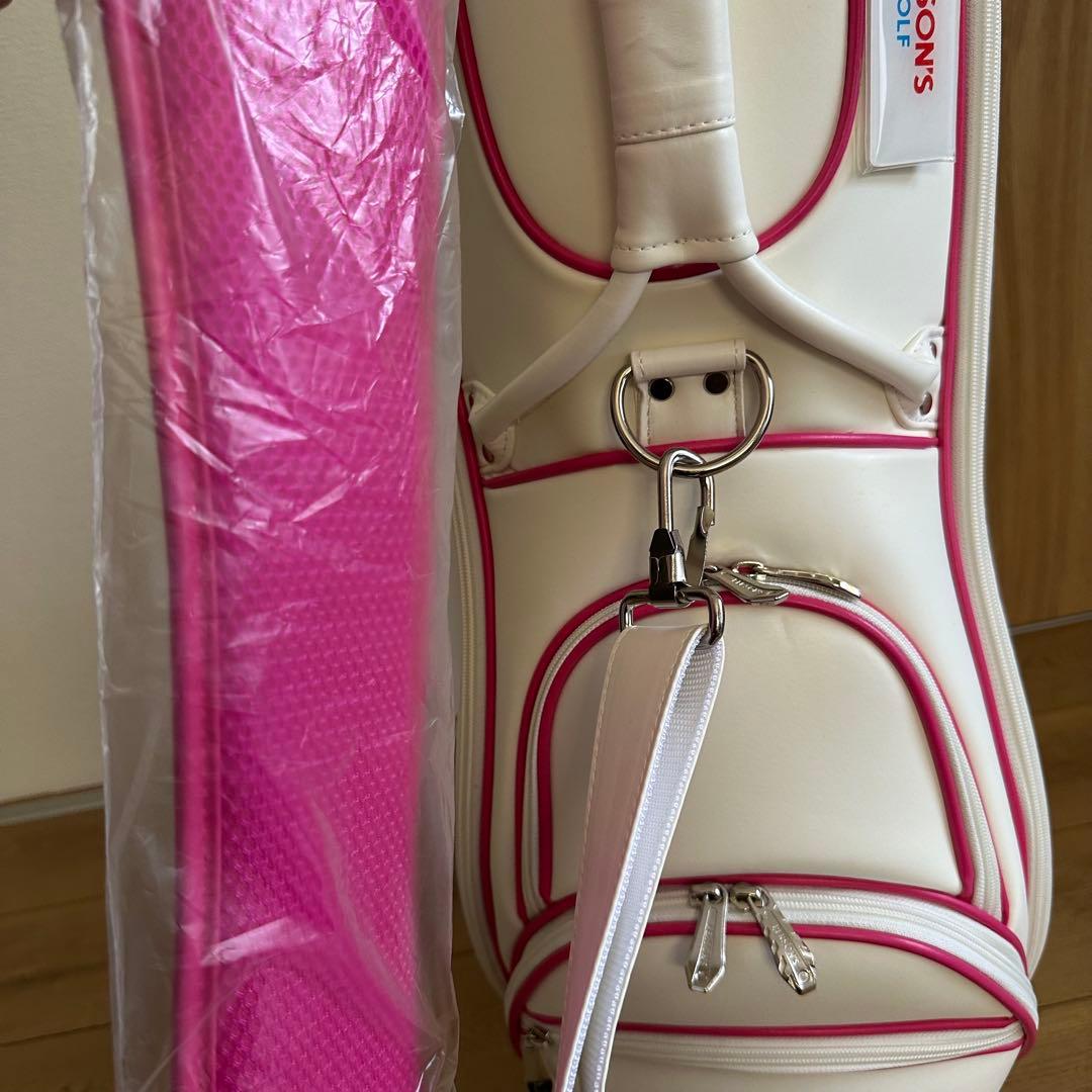 未使用 PERSON'S GOLF PCB7601グローブ柄 キャディバッグ