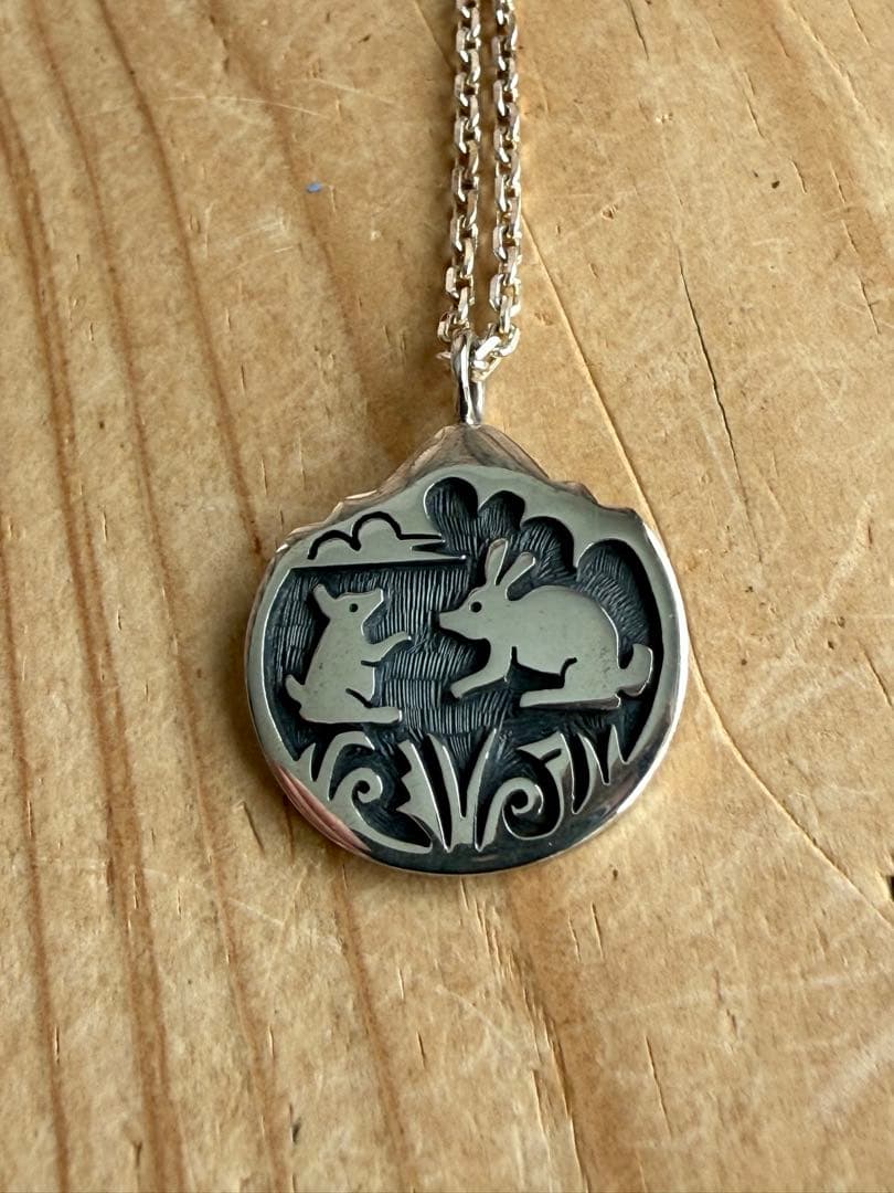 ホピ族　Raymond・Kyasyousie　ペンダントトップ　シルバーチェーン