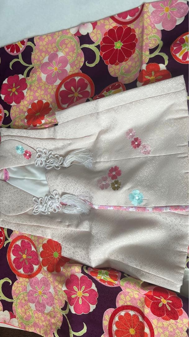 式部浪漫 3歳七五三 かわいい着物被布セット