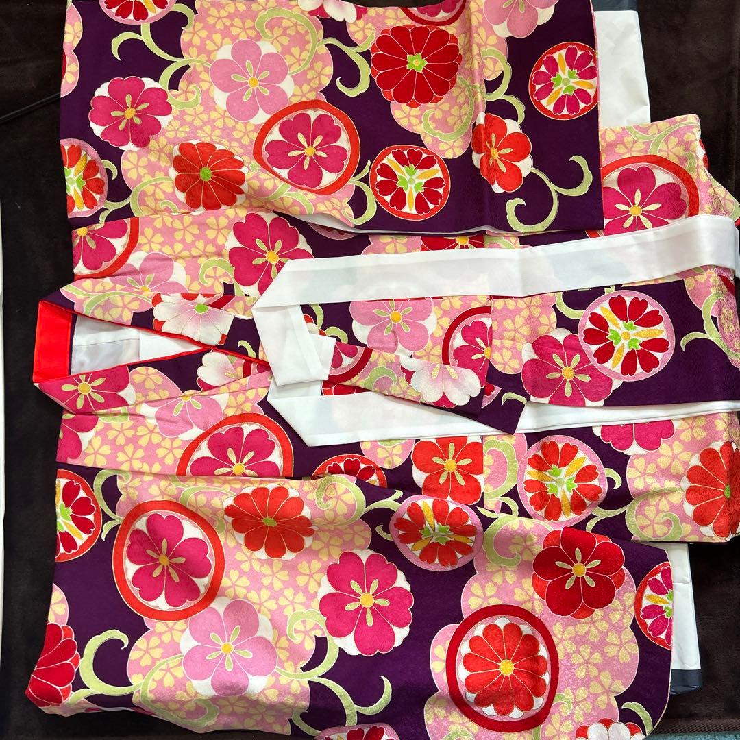 式部浪漫 3歳七五三 かわいい着物被布セット