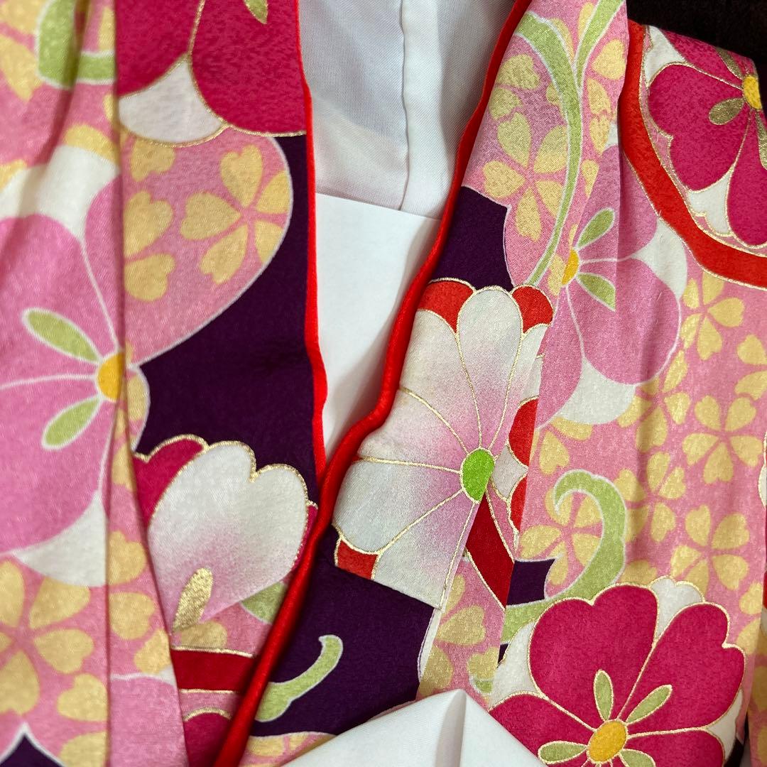 式部浪漫 3歳七五三 かわいい着物被布セット