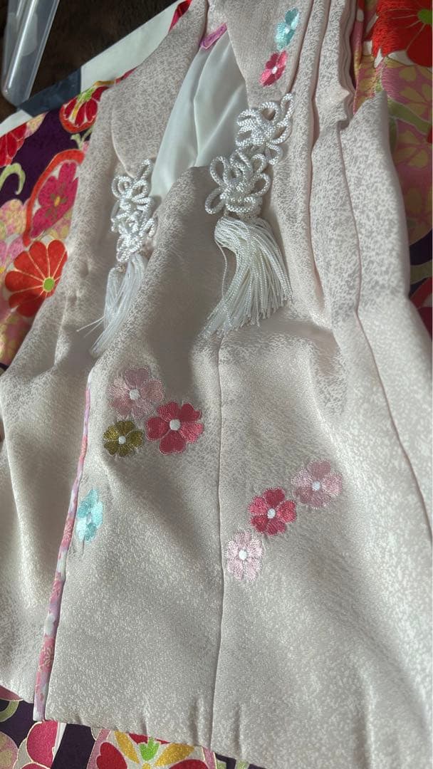 式部浪漫 3歳七五三 かわいい着物被布セット