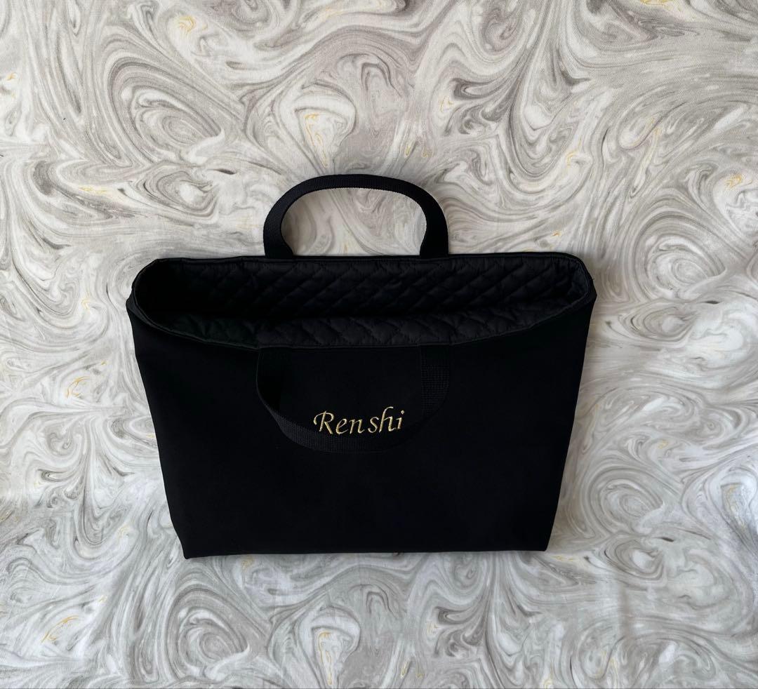 オーダー商品　イニシャル、お名前刺繍入り　入学、入園3点セット☆