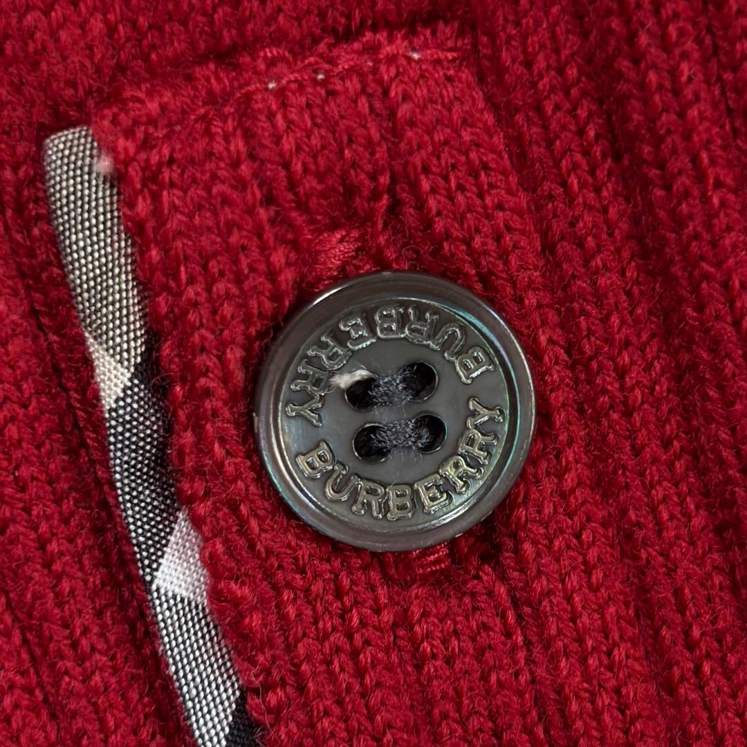 ☆大きいサイズ・3L☆バーバリーロンドン　ニットセーター　ノバチェック　リブ