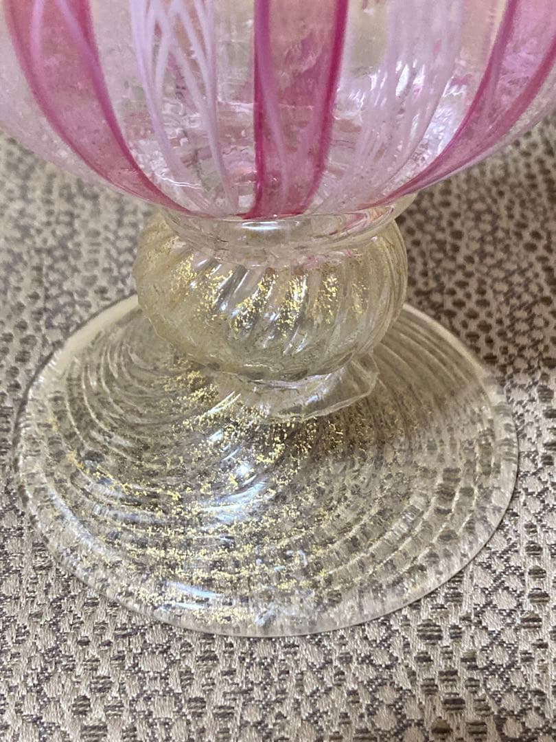 ベネチアングラス　レース瓶