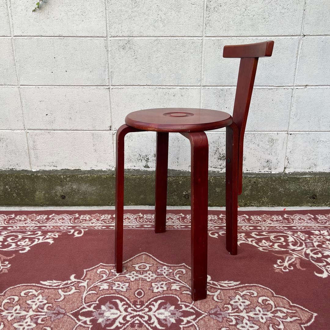 ビンテージ古家具◾️KOIZUMI 小泉 木製スタッキングチェア 木製チェア 椅子