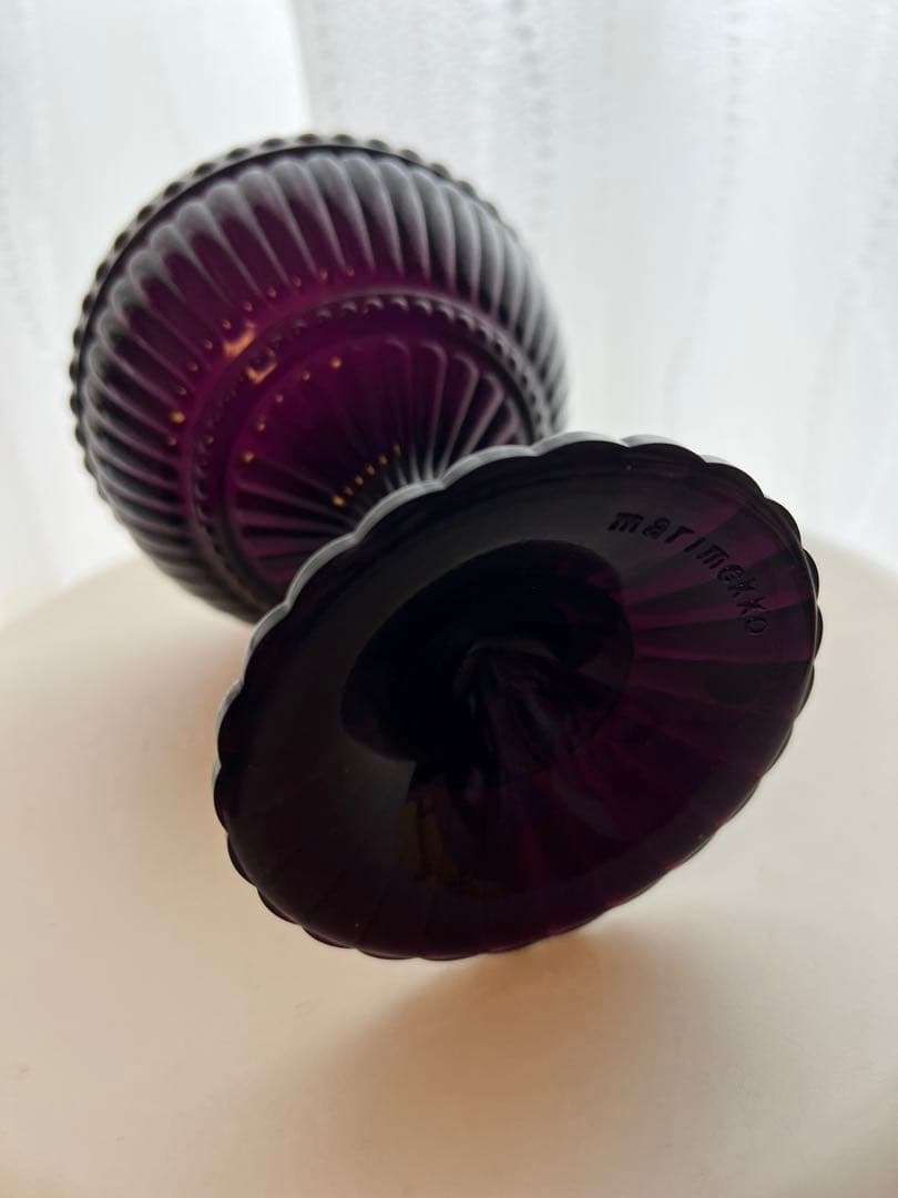 【美品】 マリメッコ マリボウル プラム ラージ marimekko イッタラ