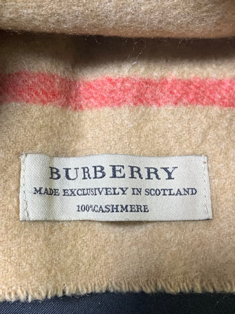 バーバリー　カシミア100%　スヌード　ネックウォーマー　マフラー