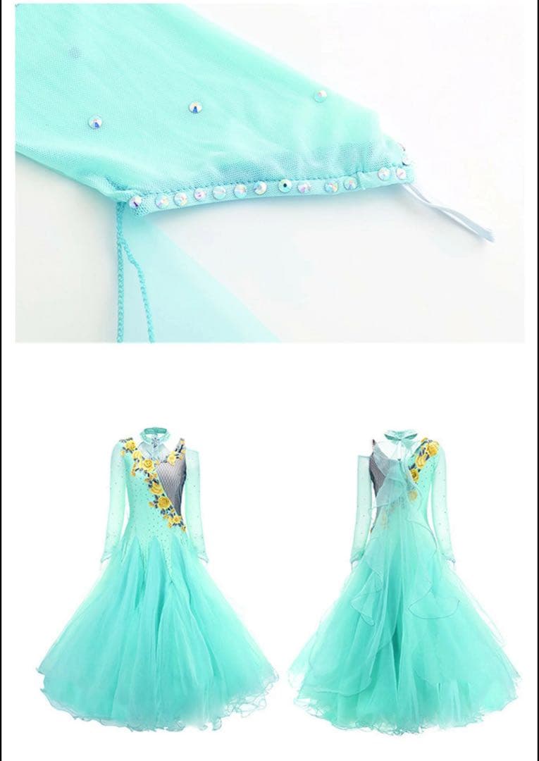 社交ダンス　デモ用ドレス　モダンドレス　新品試着のみ