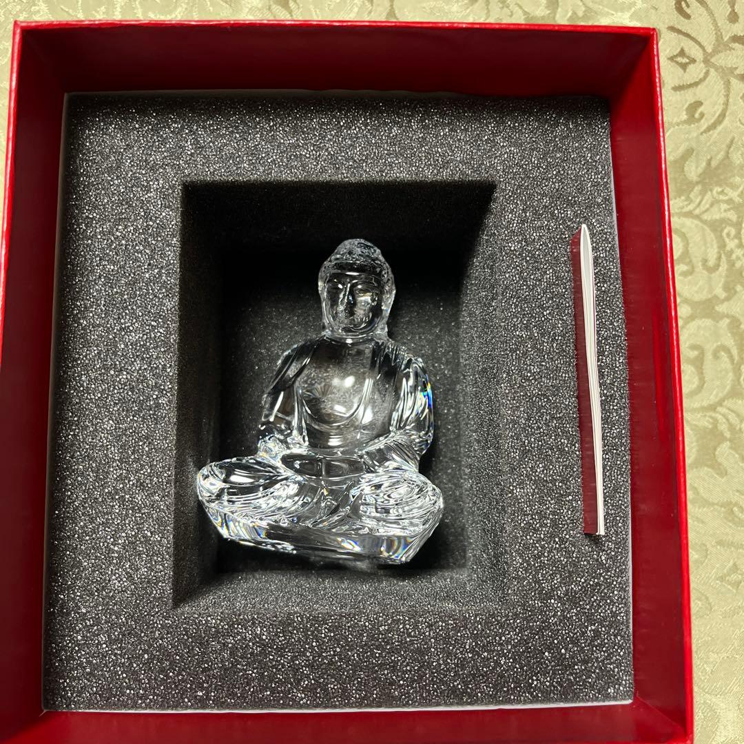 Baccarat クリスタル仏像