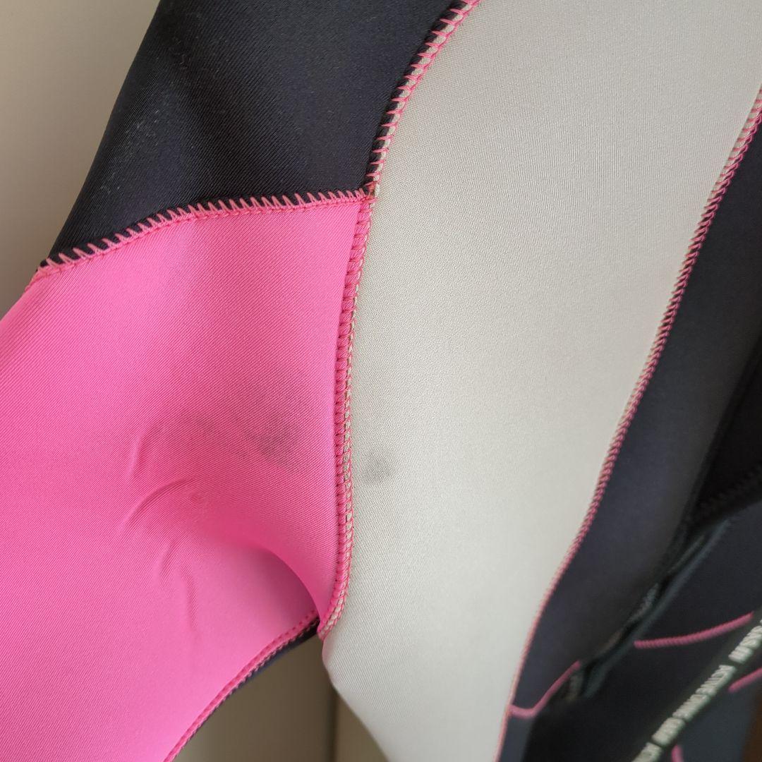 フルスーツ 黒/ピンク ネオプレン