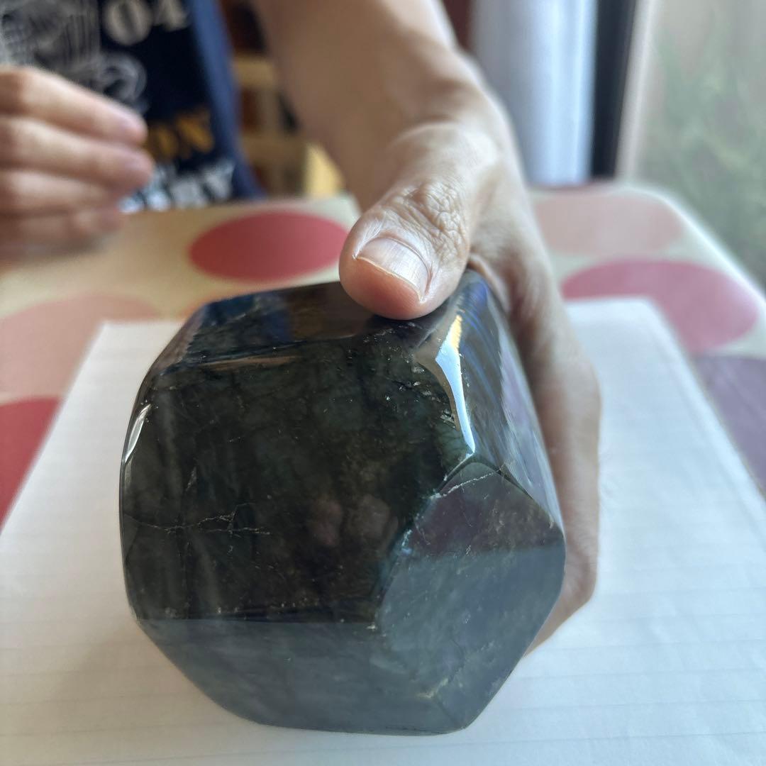 ラブラドライト 約1kg 鑑賞石 原石 自然石 鉱物 水石 誕生石 宝石 鉱石