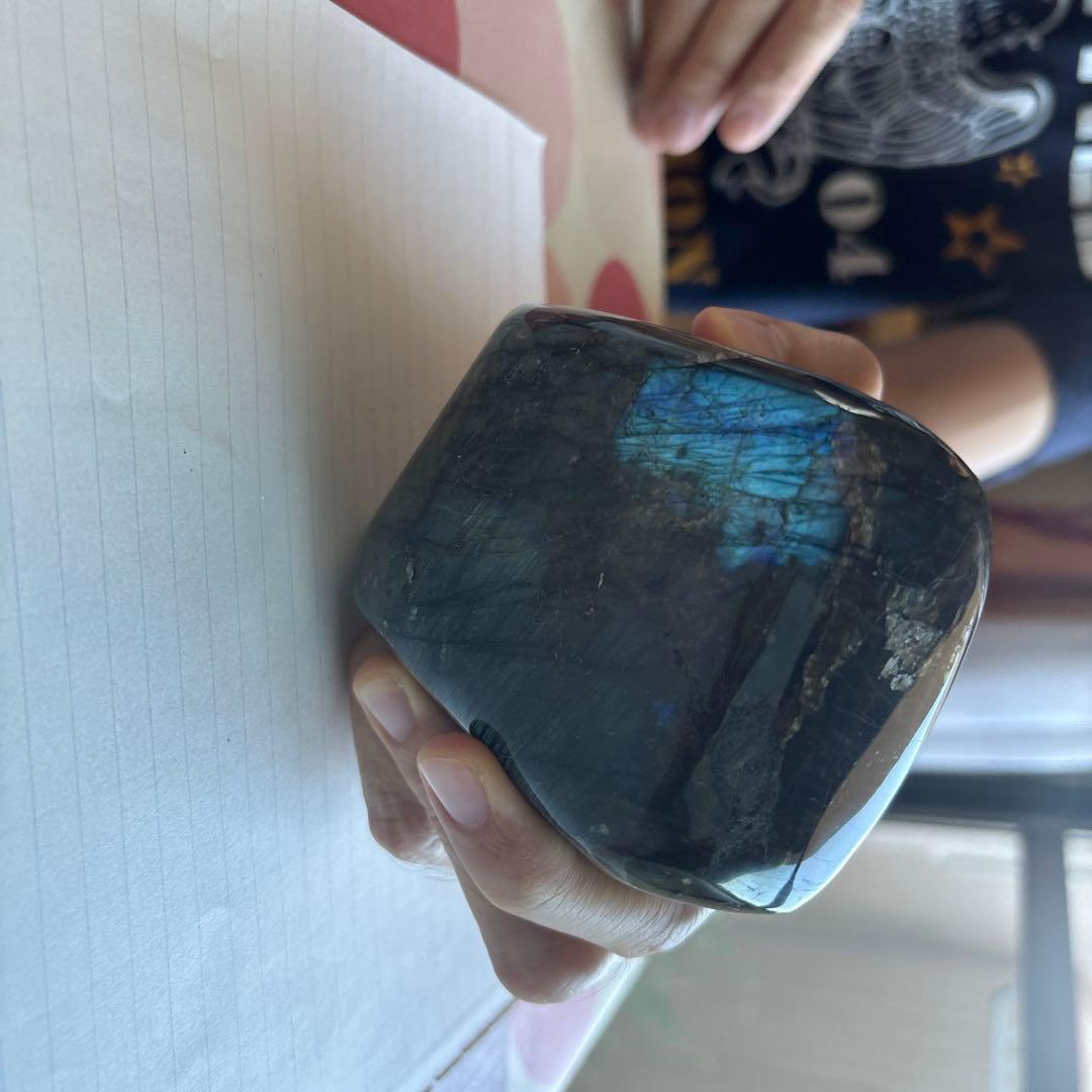 ラブラドライト 約1kg 鑑賞石 原石 自然石 鉱物 水石 誕生石 宝石 鉱石