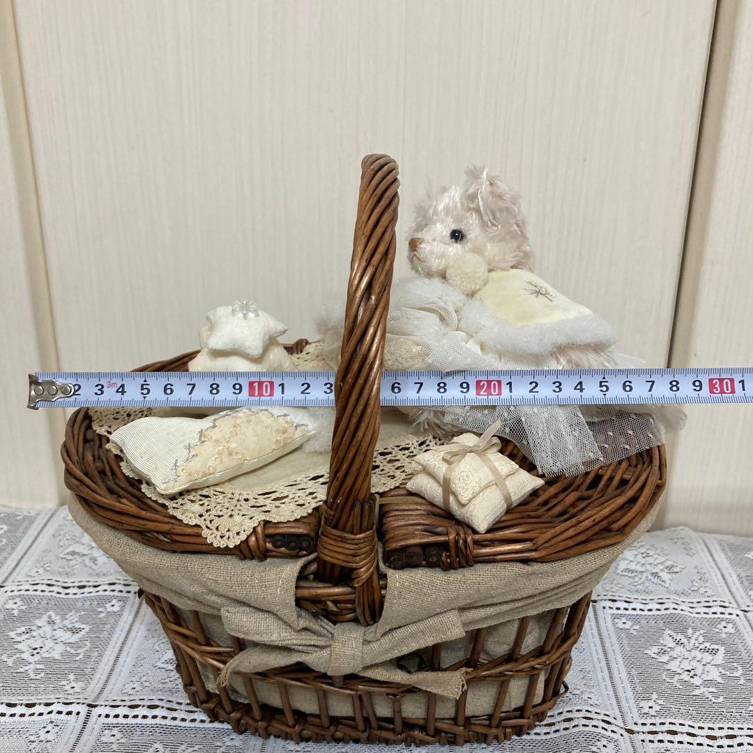 イマン　マリカ　アミナクリスマスベアバスケット　コラージュ