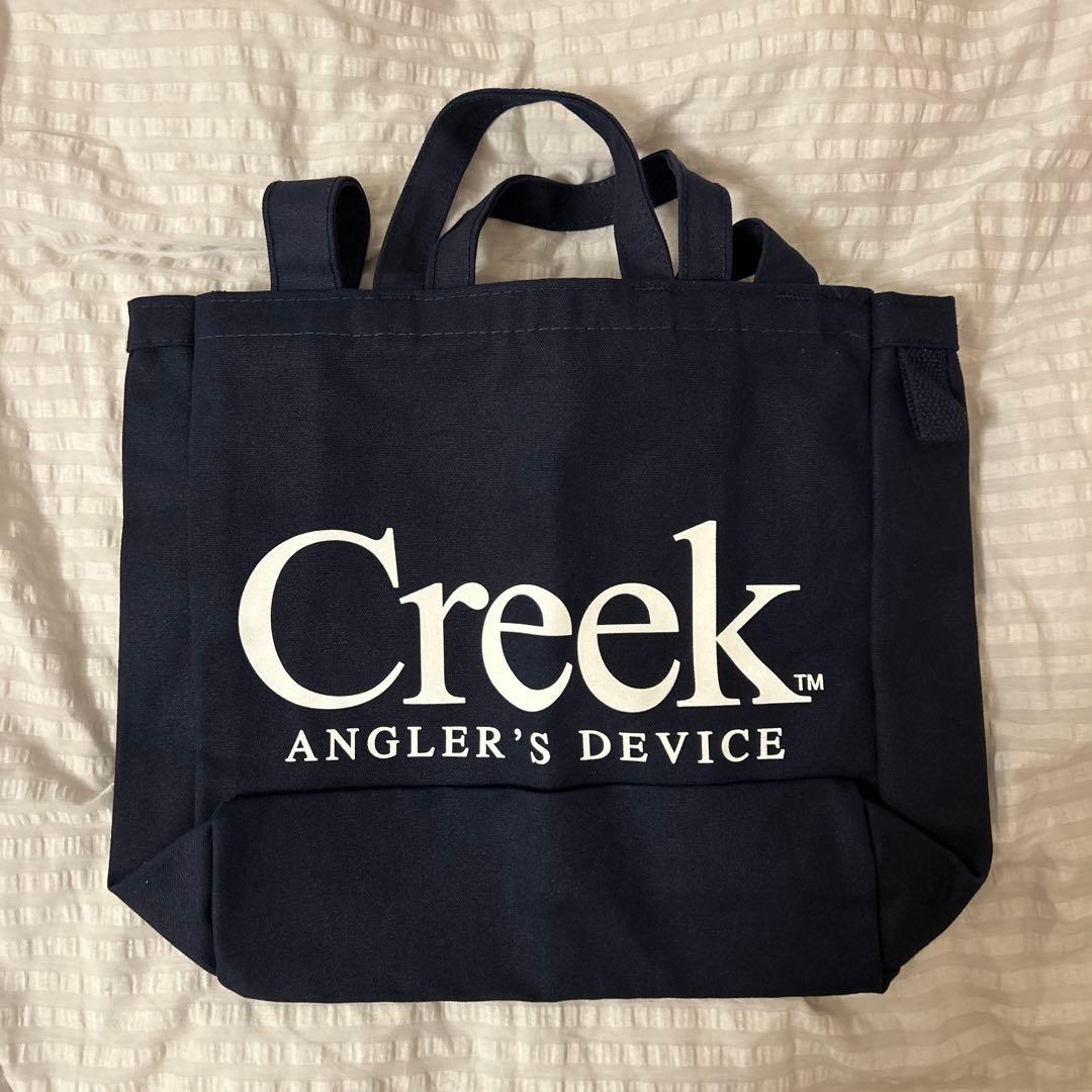 CREEK・QUIET MOUNTAIN トートバッグ ネイビー 新品未使用