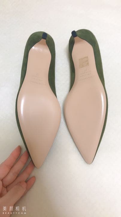 新品未使用 Fabio Rusconi パンプス カーキ