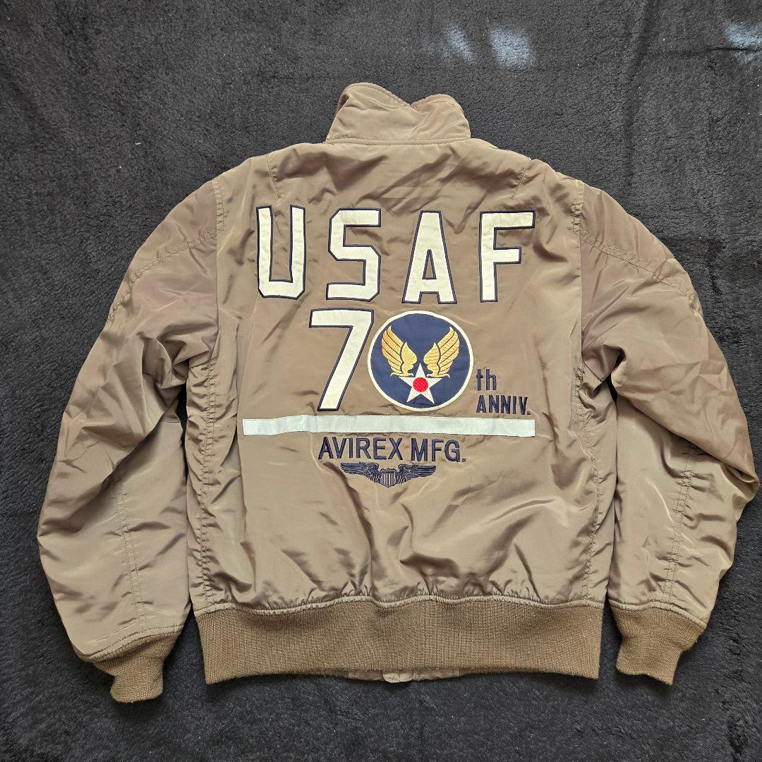 AVIREXアヴィレックスMA-1 USAFアメリカ空軍70周フライトジャケット
