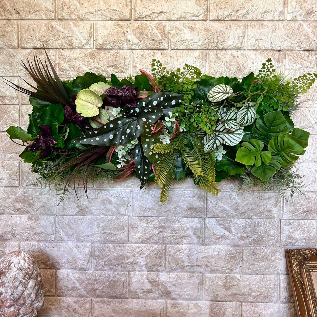 光触媒　人工観葉植物　ウォールグリーン　フェイクグリーン　壁掛け59215