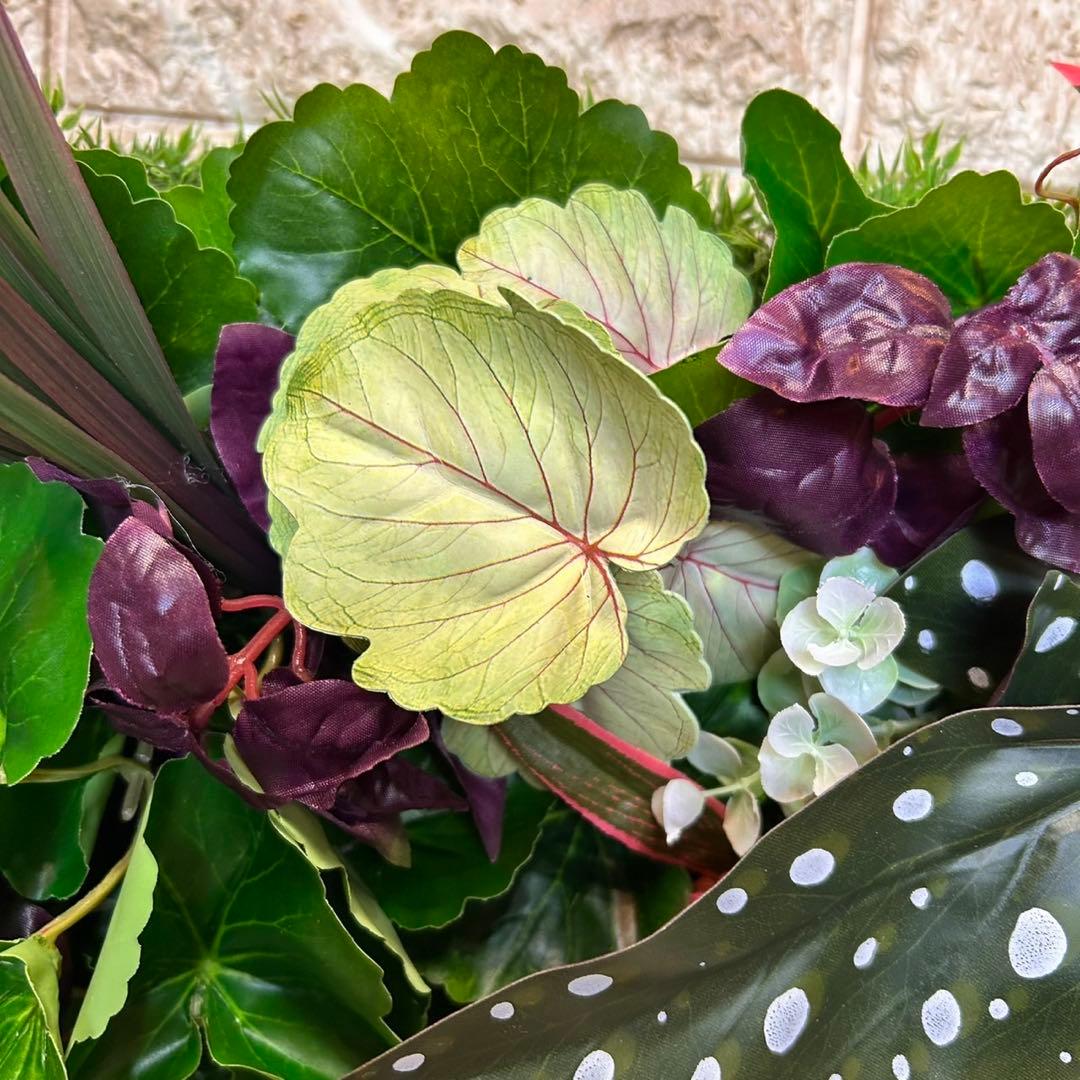 光触媒　人工観葉植物　ウォールグリーン　フェイクグリーン　壁掛け59215