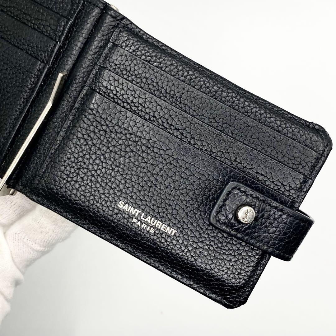 ✨美品✨SAINT LAURENTカサンドラ マネークリップ　カードケース付属