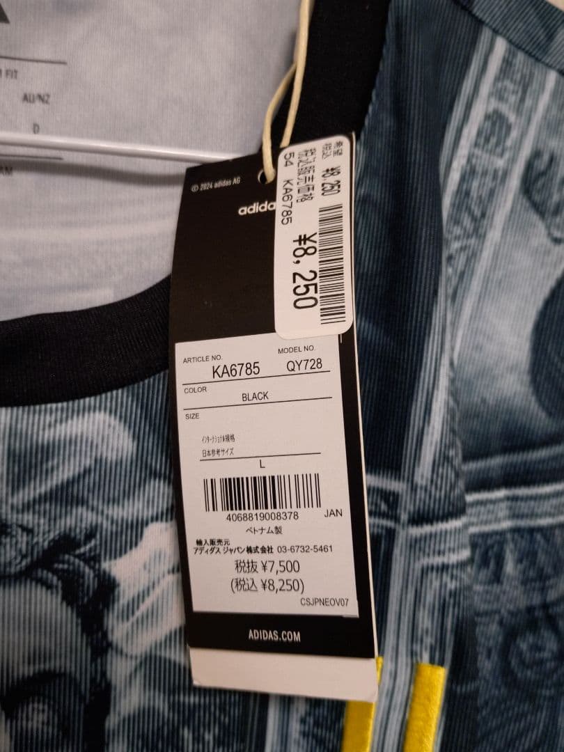 H*K様 【未使用タグ付き】ユベントス 25/26 プレマッチジャージー L