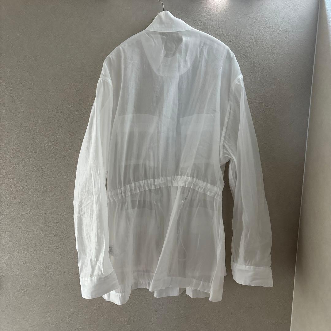 yk様　ラウンジドレス　オーガンジーM65 ホワイト