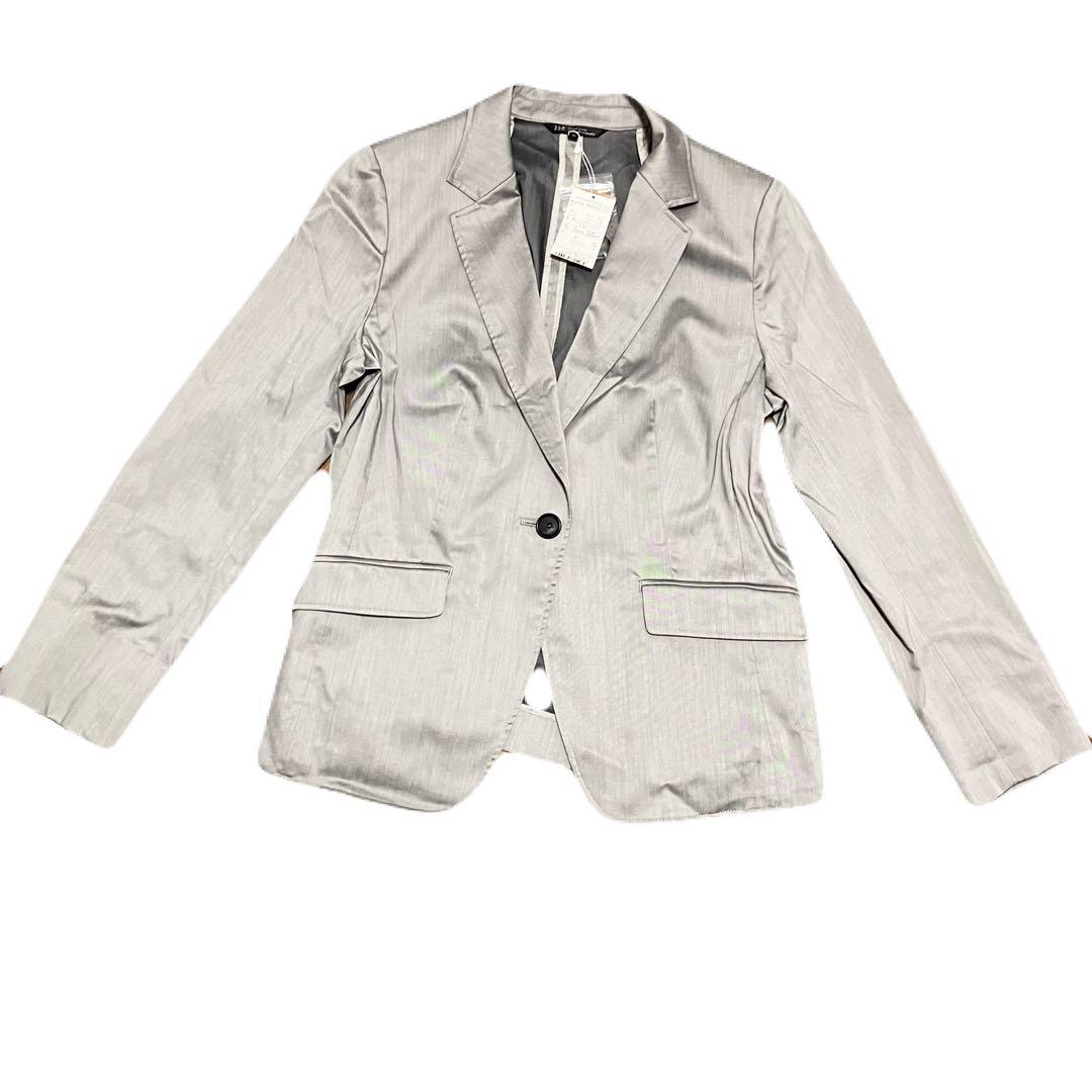 【23区】【新品未使用】セットアップスーツ　快適　光沢　46.44