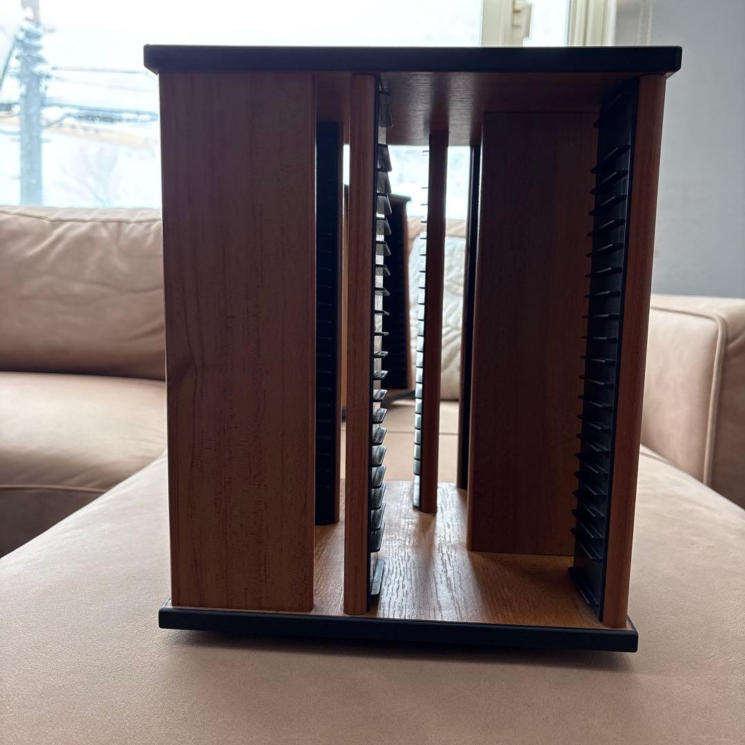 木製オープンシェルフ CD収納ラック