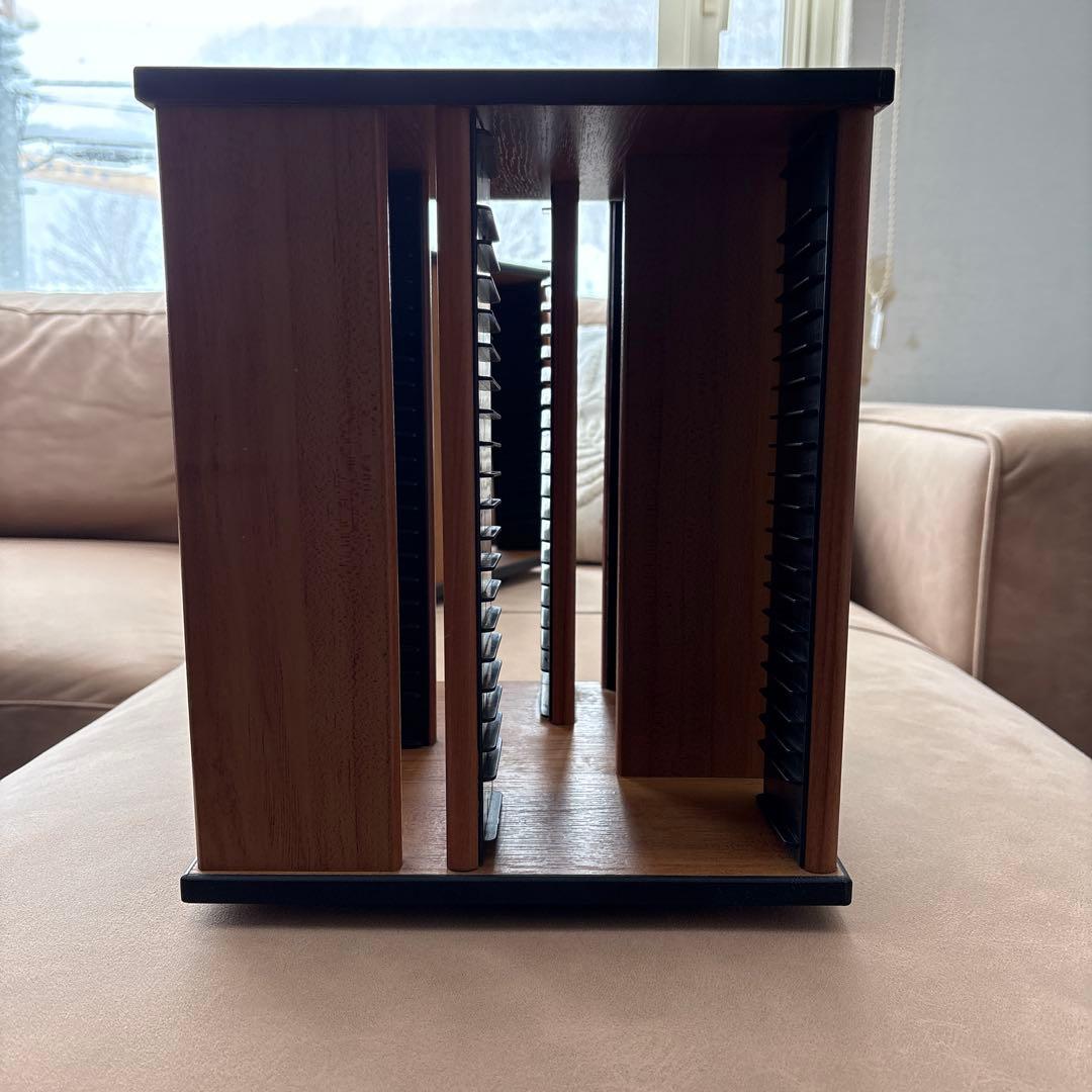 木製オープンシェルフ CD収納ラック