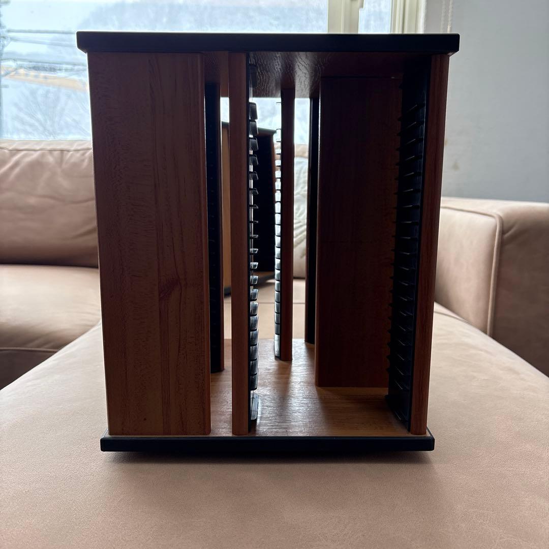 木製オープンシェルフ CD収納ラック