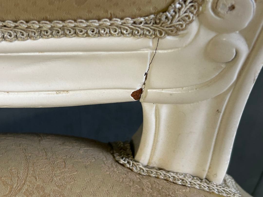 アンティーク調　マホガニー　クラシック　猫脚　ヨーロピアンチェア　宮殿家具