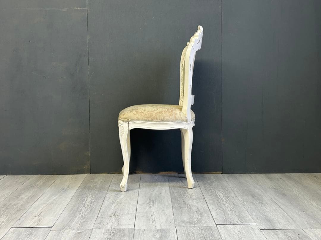 アンティーク調　マホガニー　クラシック　猫脚　ヨーロピアンチェア　宮殿家具