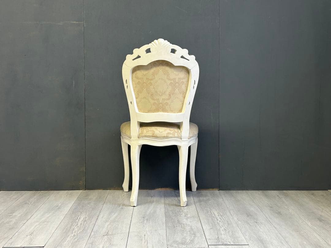 アンティーク調　マホガニー　クラシック　猫脚　ヨーロピアンチェア　宮殿家具