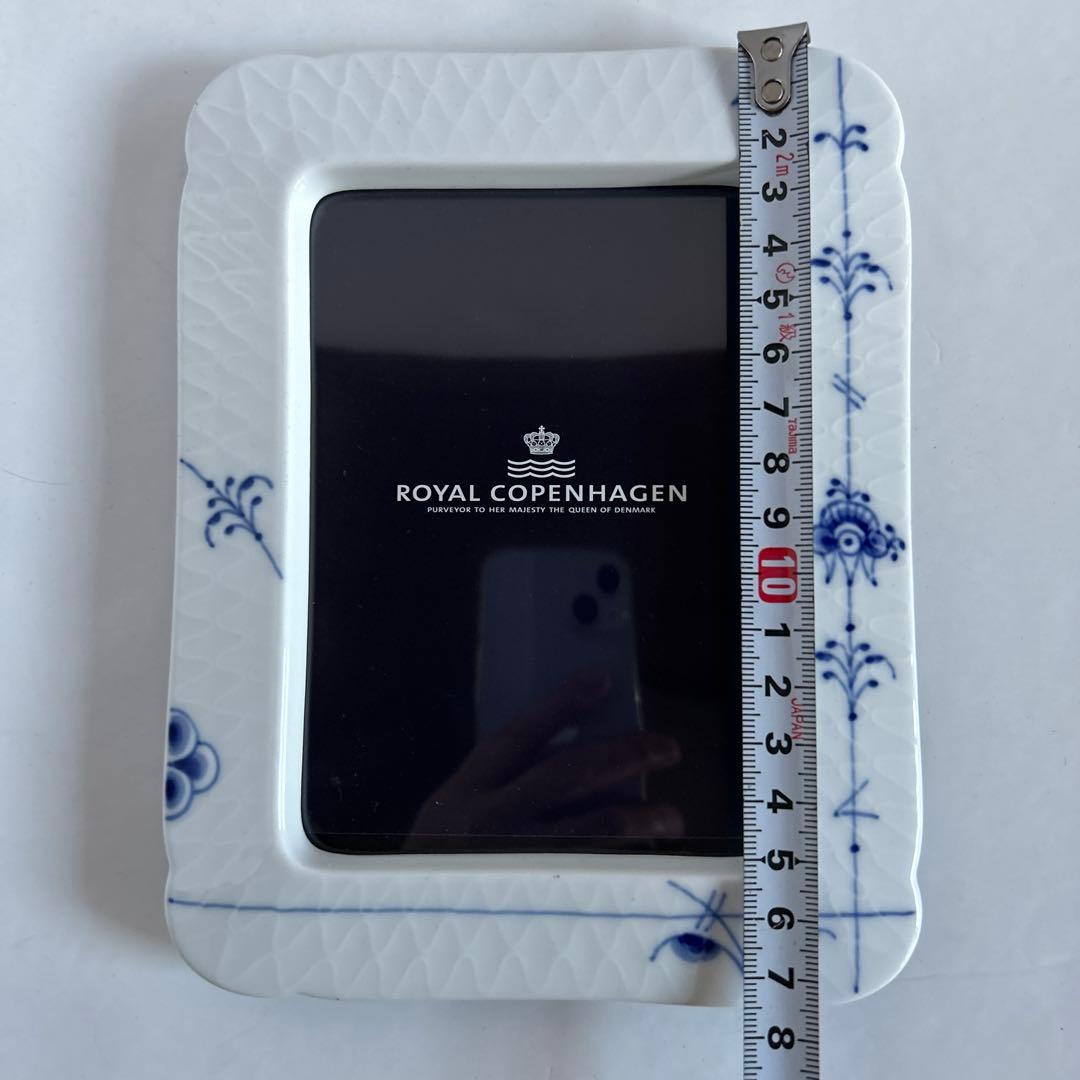 ロイヤルコペンハーゲン•ブルーパルメッテ•フォトフレーム•写真立て