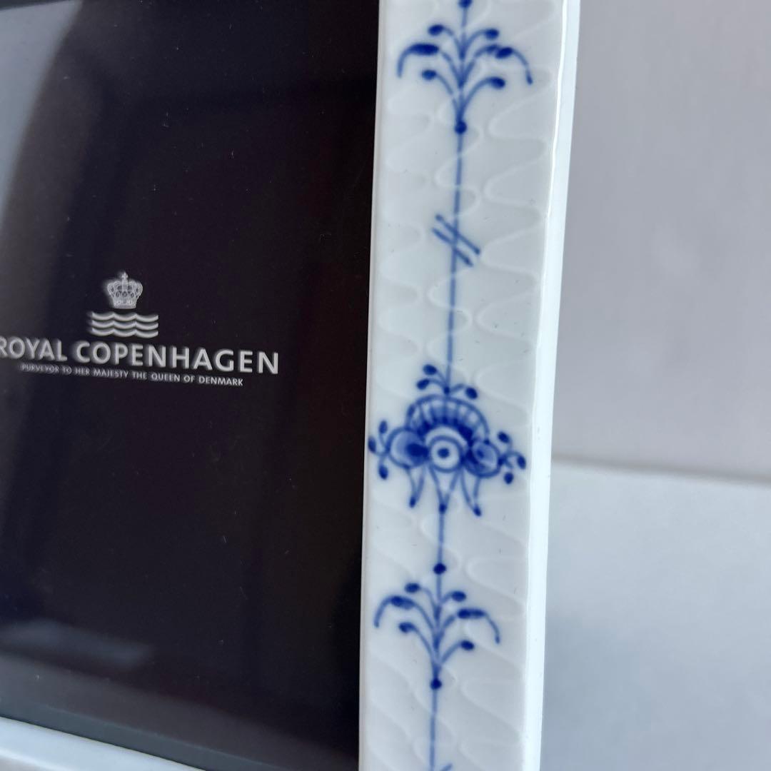 ロイヤルコペンハーゲン•ブルーパルメッテ•フォトフレーム•写真立て