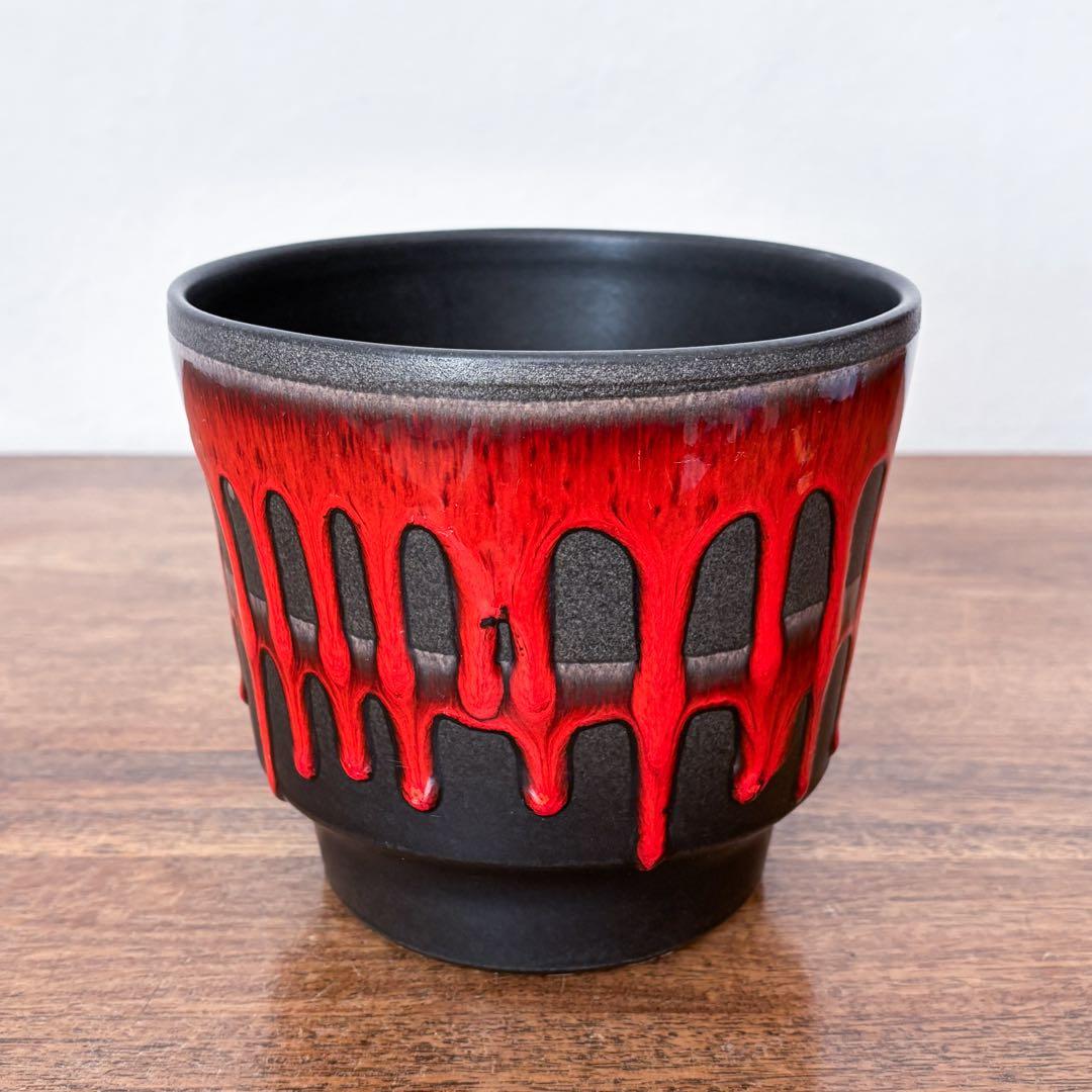 【ドイツ Fohr Keramikの鉢カバー】T-9 Fat Lava