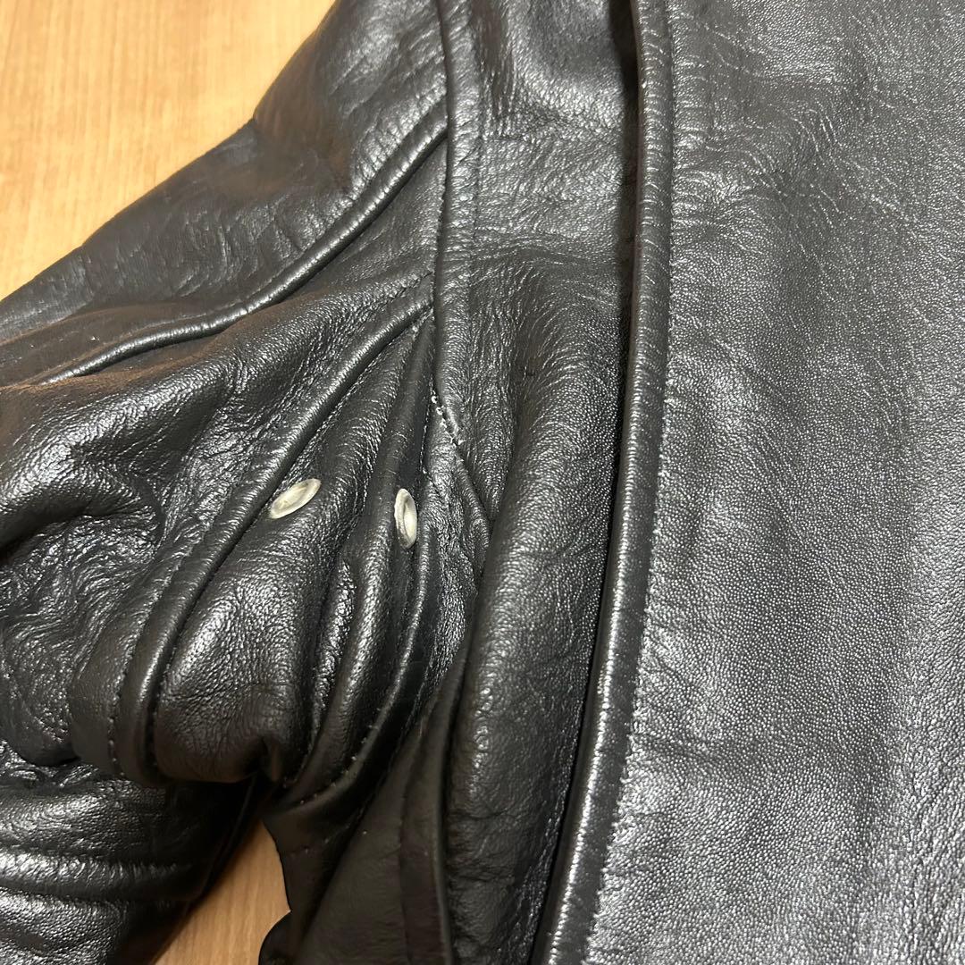 HORN WORKS ホーンワークス ダブルライダース　Lサイズ　ブラック