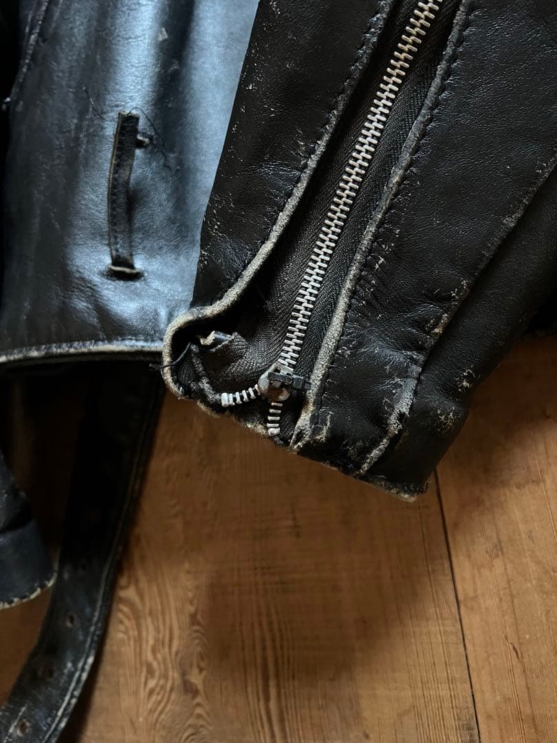 80s ショット SCHOTT 618ダブルライダース　バイカータグサイズ36